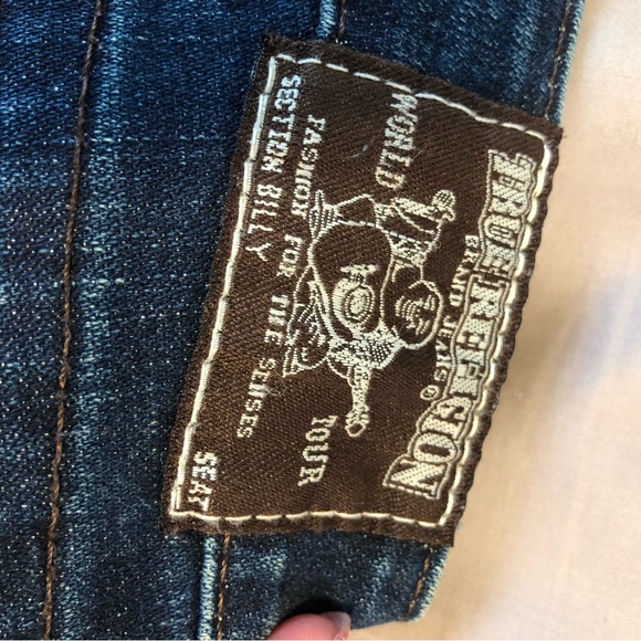 Cute dark blue boot cute True Religion jeans - Picture 7 of 7